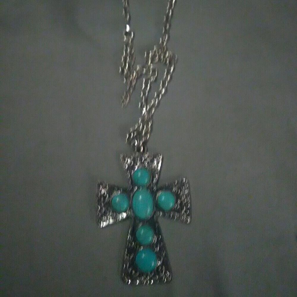 New silver necklace
